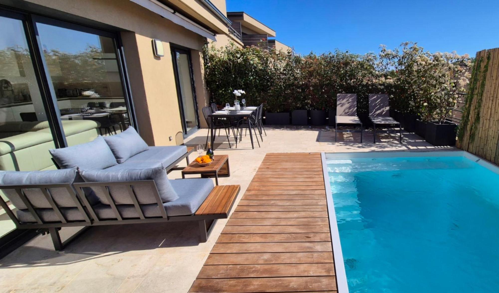 Villa Moderne De Standing Avec Piscine Privee A 400M De La Plage - 4 Chambres Conca Exterior foto
